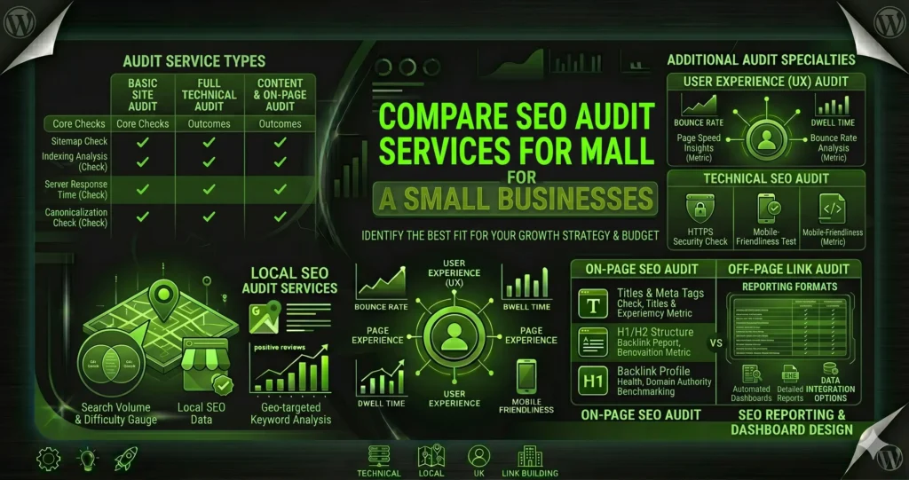 compare seo audit services for small businesses