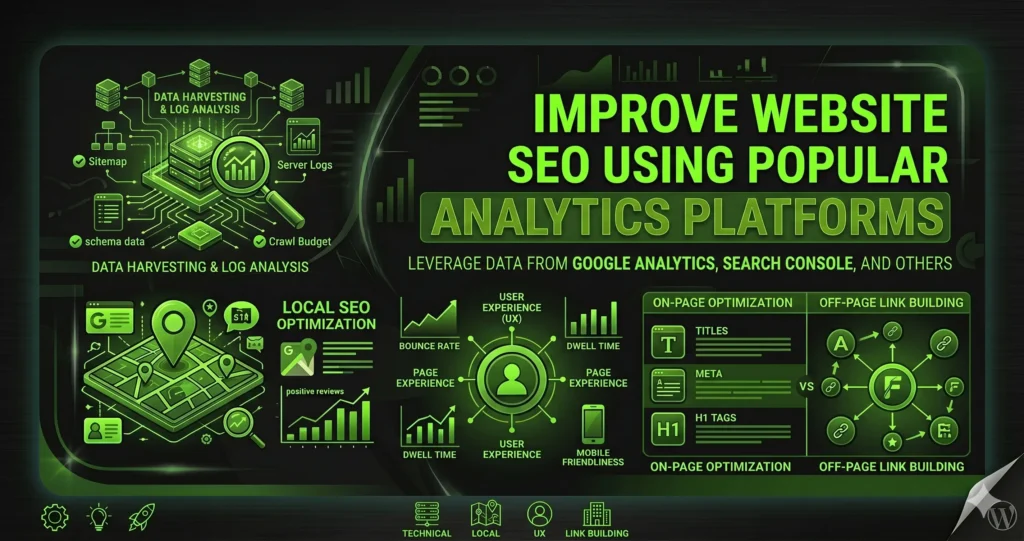 how to improve website seo using popular analytics platforms